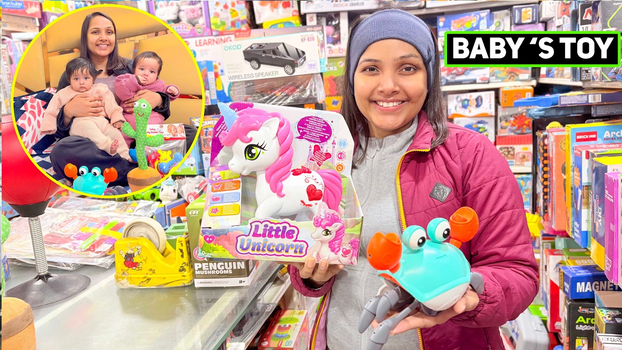 Kamla Nagar Se Toys Laaye | Twins Ka Reaction Dekh Kar Shock 😱😍 | Twin Baby Vlog | New Daily Vlog