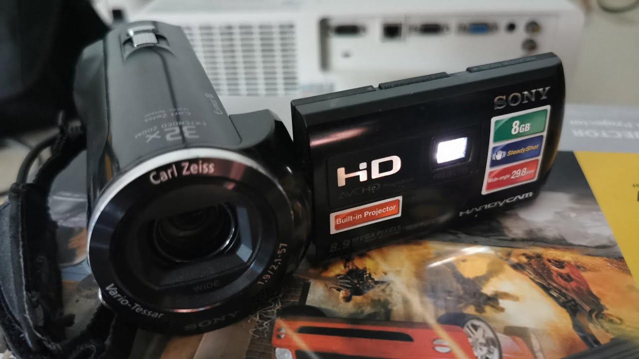 รีวิวกล้องวีดีโอ SONY HDR-PJ230 กล้องวีดีโอ Sony มีโปรเจคเตอร์ในตัว รีวิวกล้องวีดีโอ Sony Projector