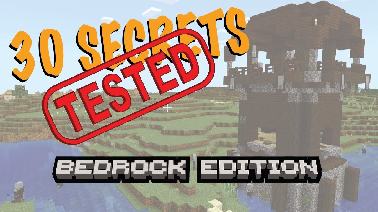 30 tips and secrets - TESTED for Bedrock