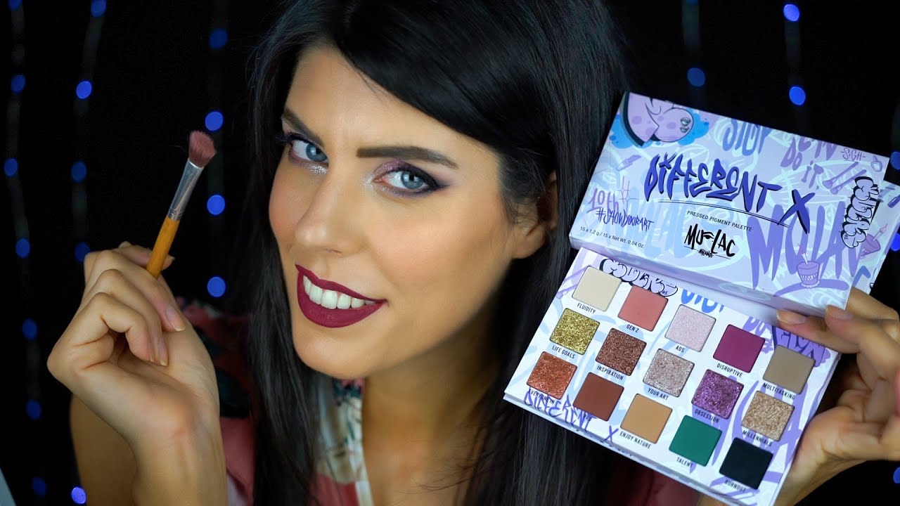 ASMR 💄 GRWM soporifero con NOVITÀ MULAC • Palette Different X (Whispering)