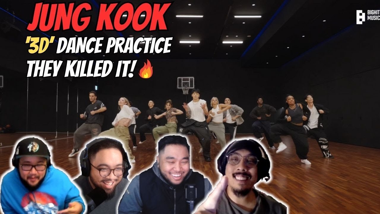 정국 (Jung Kook) '3D (feat. Jack Harlow)’ Dance Practice - Reaction!