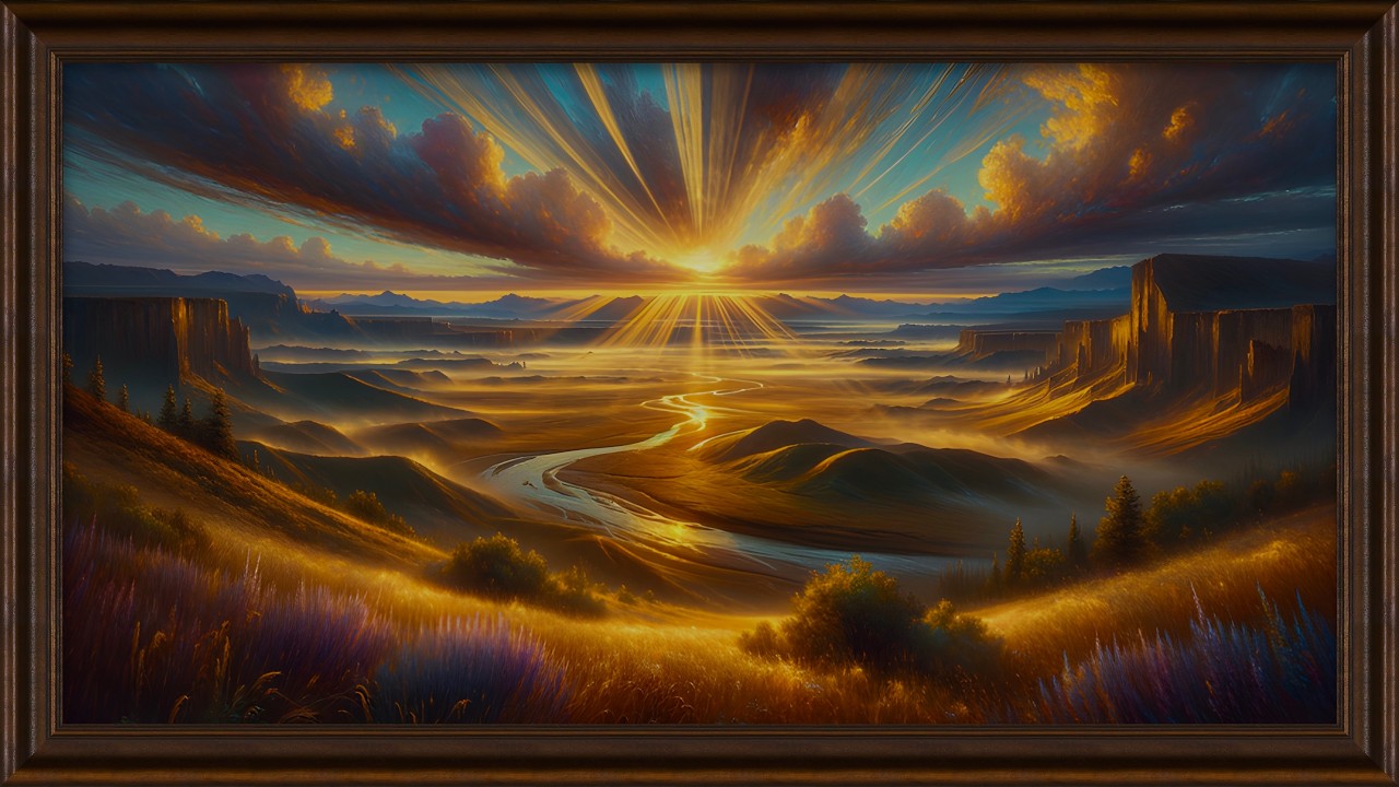 Western Beauty in Golden Light | Western TV Art 4K | 2 Hours