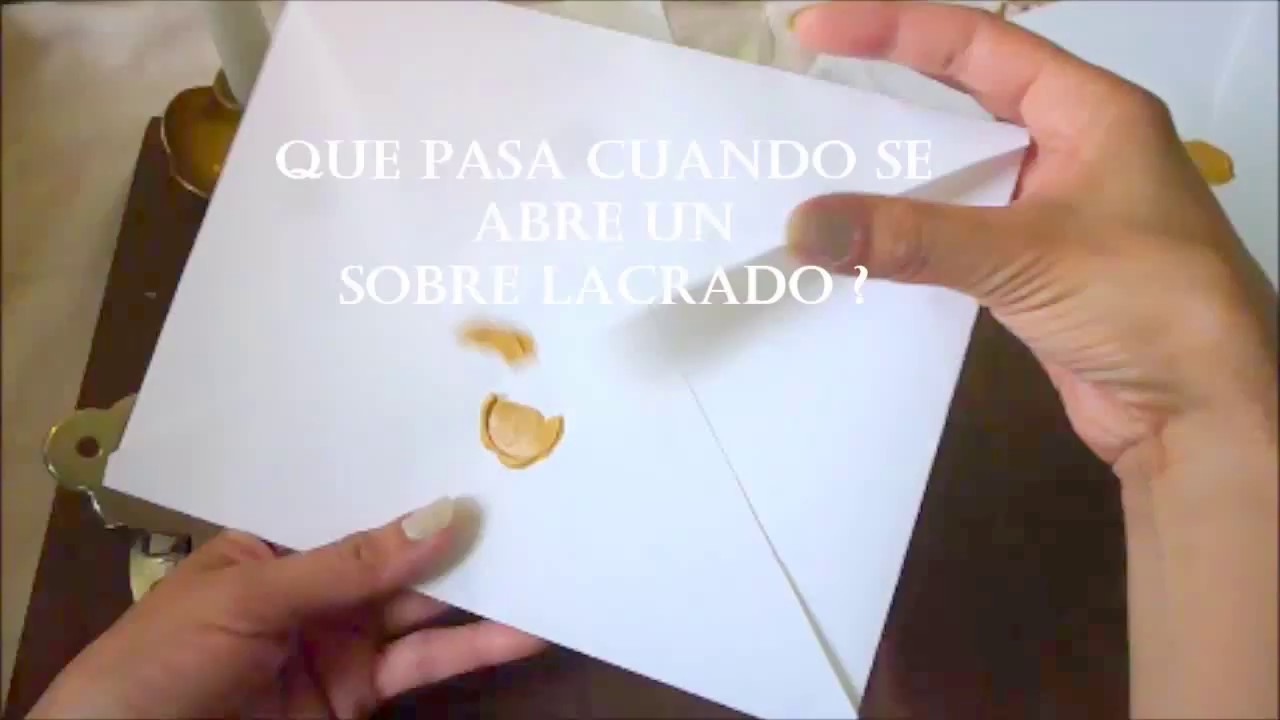 Abrir sobre sellado con lacre-guatemala