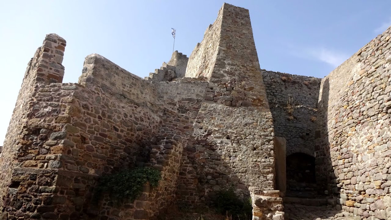 Lemnos Mirina hrad.
