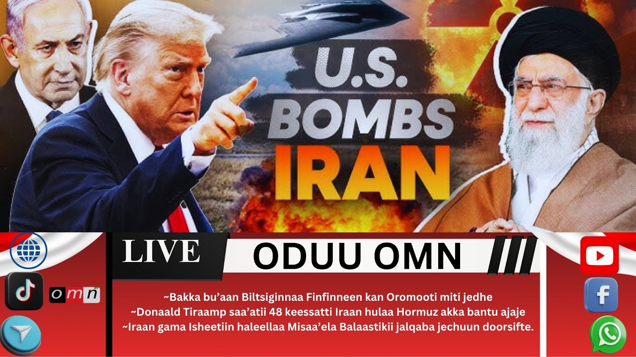 OMN ODUU BITOOTESSA 23, 2026, Biltsiginnaan Finfinnee kan Oromooti miti jette.