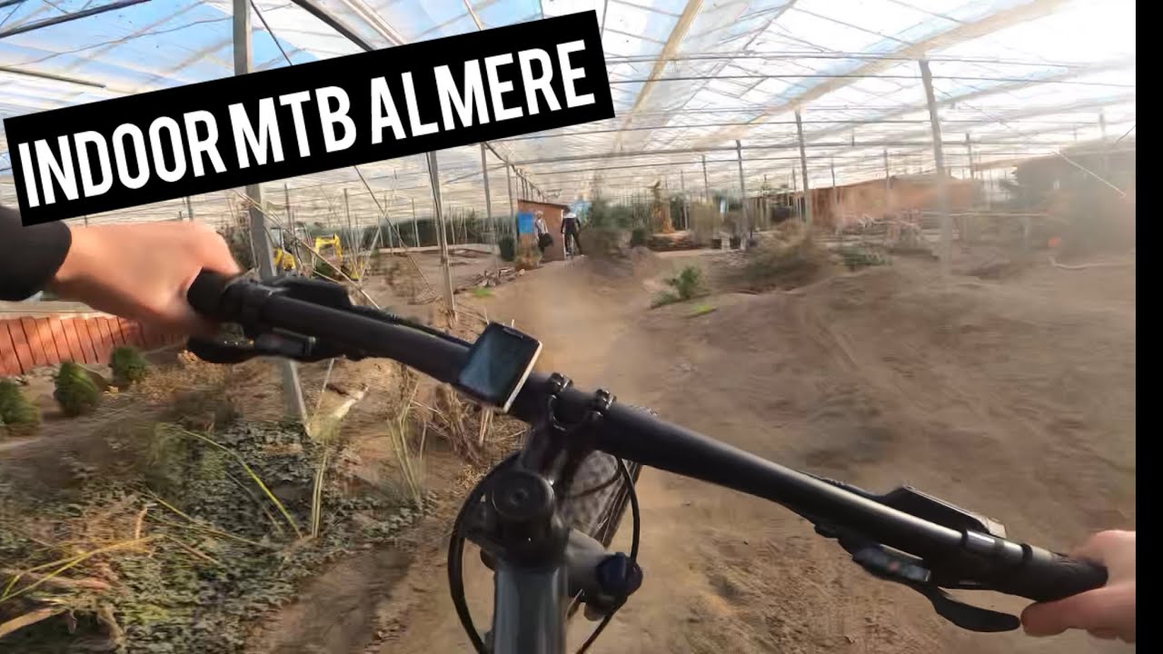 Indoor MTB Almere |all features, downhill, rock gardens | MTB tour 8
