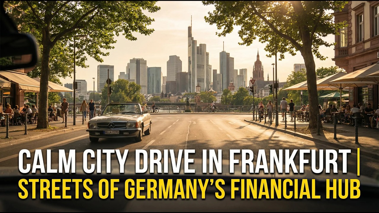 Driving Through Frankfurt am Main, Germany | City Center POV 🚗🏙️