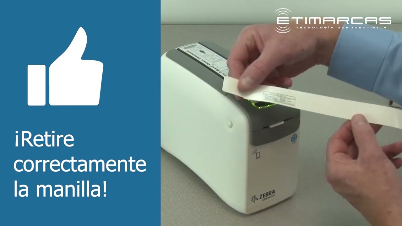 Como cambiar los cartuchos en impresoras Zebra ZD510 HC