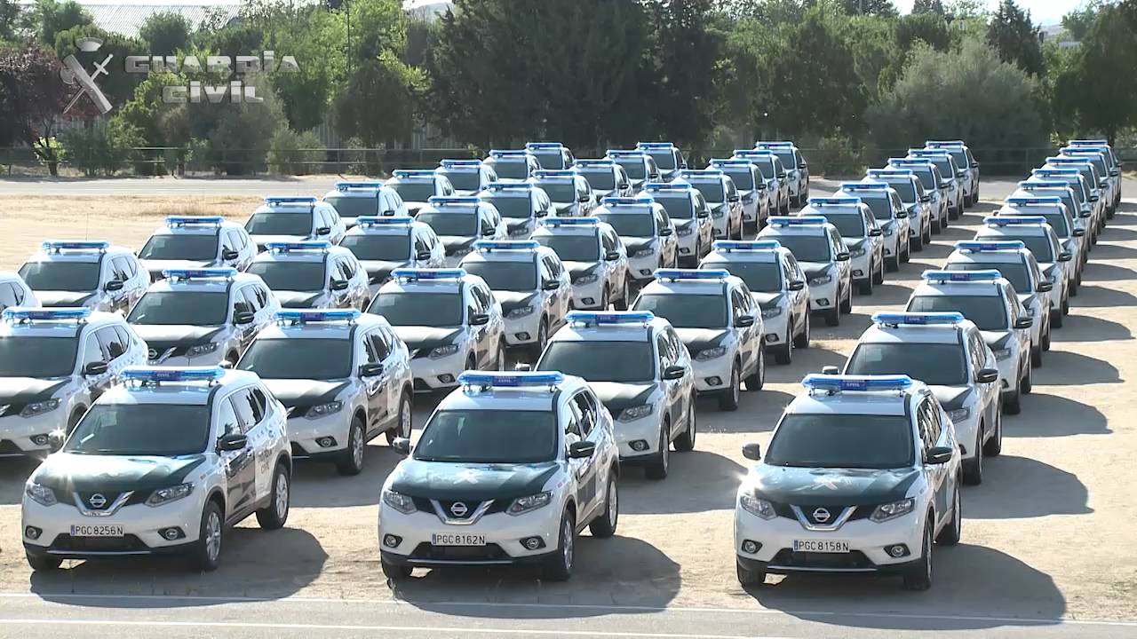 La Guardia Civil incorpora  vehículos nuevos a su flota de automóviles