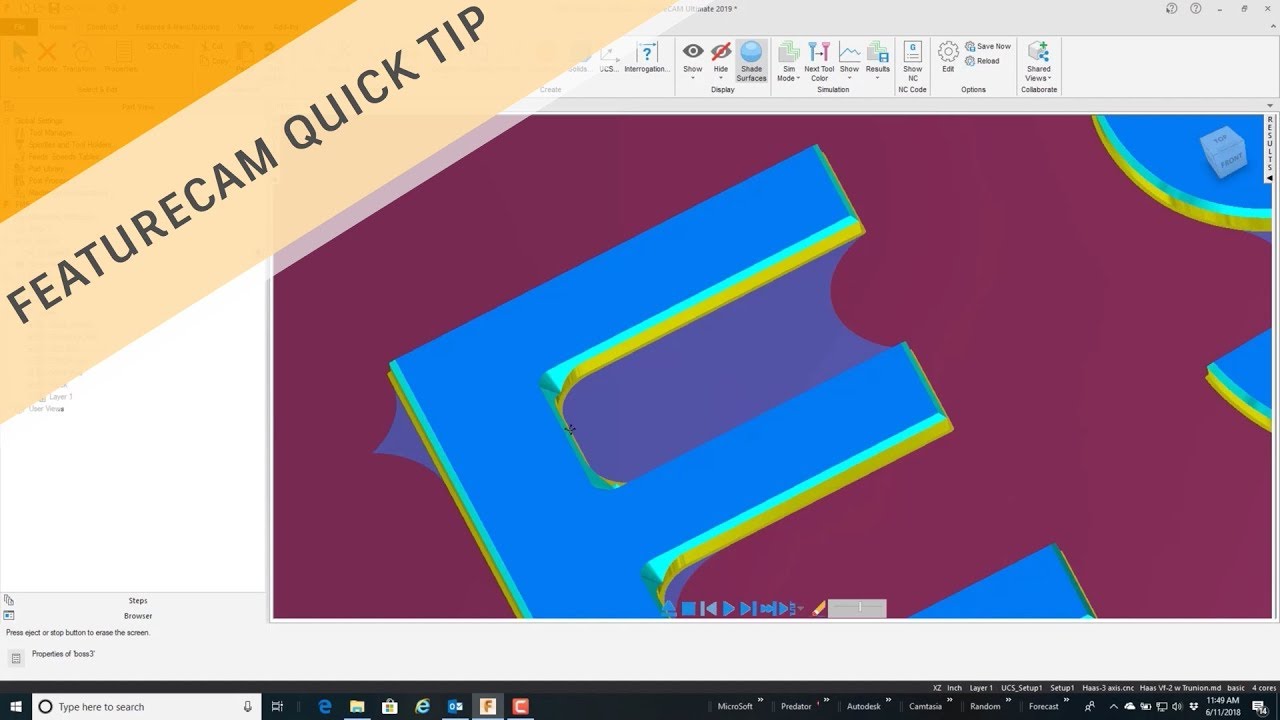 Adjusting the 'Minimum Corner Radius' in FeatureCAM