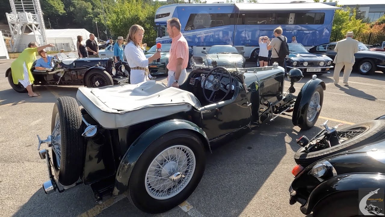 Tom Wood with his 1934 Aston Martin MkII Chassis 402 - AMHF