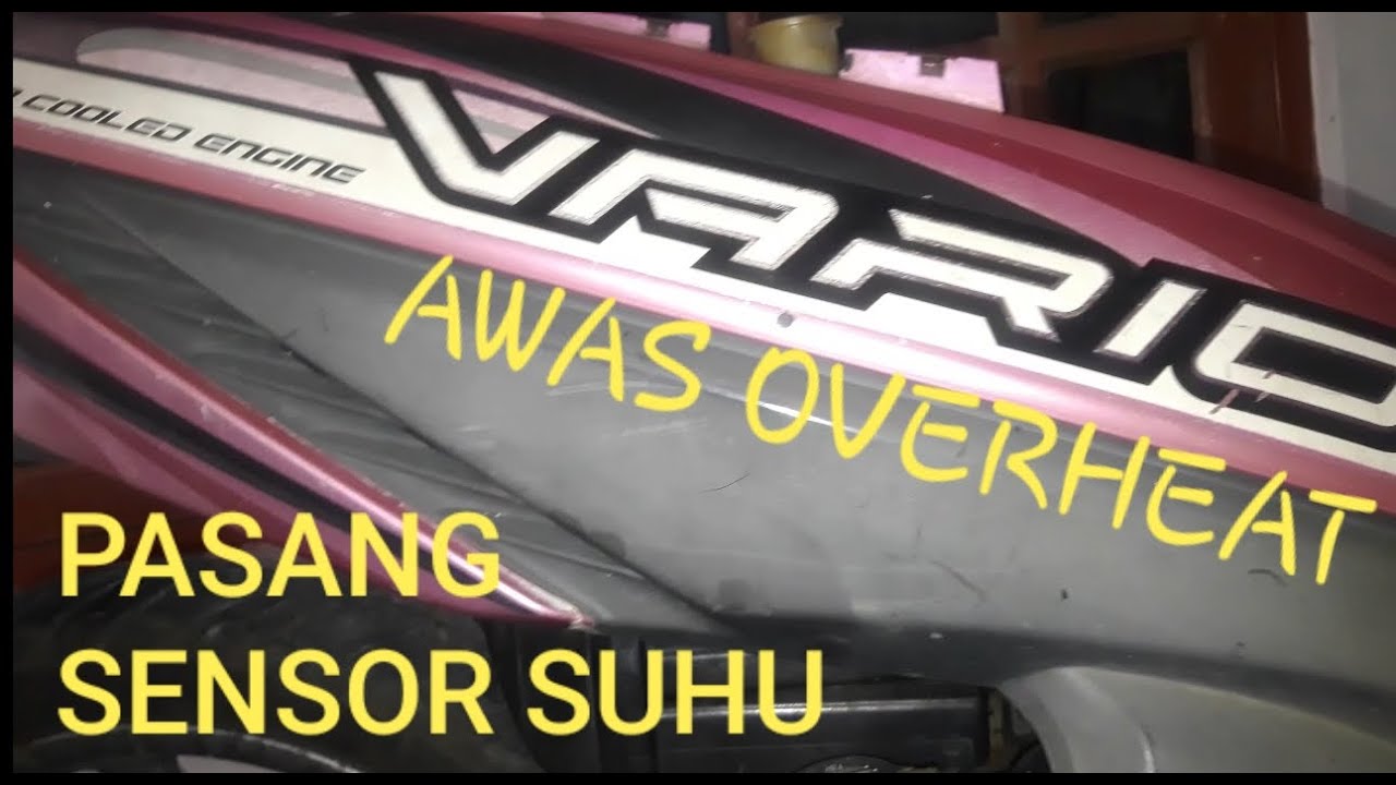 pasang sensor suhu honda vario 110