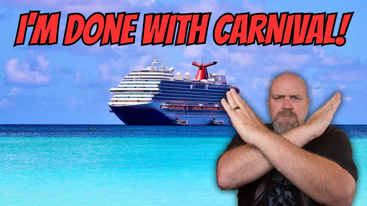I'm DONE with Cruising! | Canival Cruise Line is Walmart of the Seas