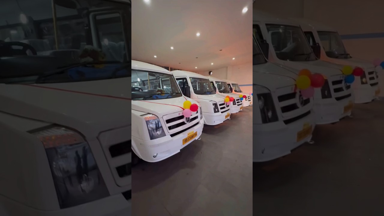 13 Seater AC Force Travellers - Patra Travels | Call 83379-11111