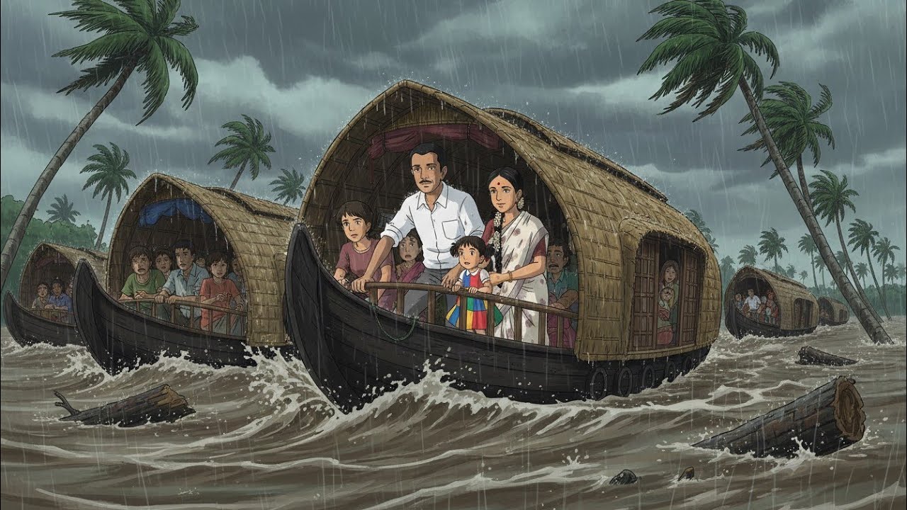 @ Cozy Ghibli-style represent Mumbai to Kerala – A Monsoon Anime Story || heavy enjoying adventure 