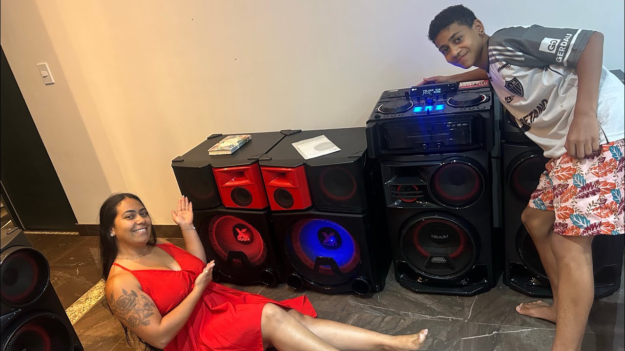 SOM LG CM 9950,máquina de graves e potência absurda... #som #musica #minisystem #youtube #youtuber