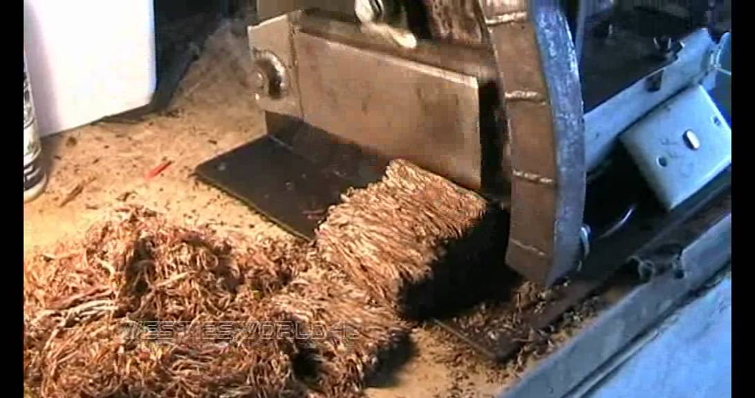 Homemade Tobacco Cutter
