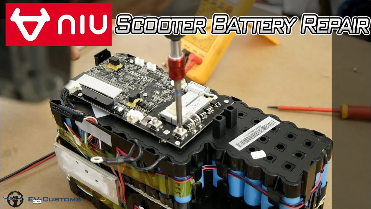 NIU Electric Scooter 60V 26Ah Battery Repair, issue appears after charging it at high temperatures