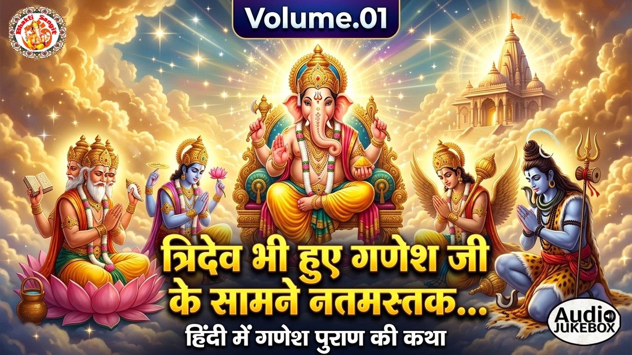 गणेश पुराण की कथा (हिंदी) || Ganesh Puran In Hindi Vol. 01 || सम्पूर्ण Ganesh Puran Ki कथा हिंदी में