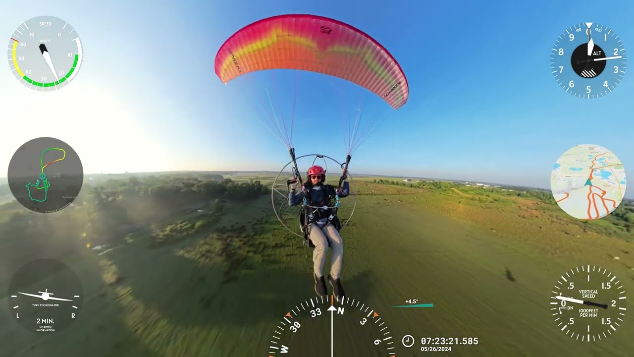 Paramotor Around Bok Tower. May 26, 2024