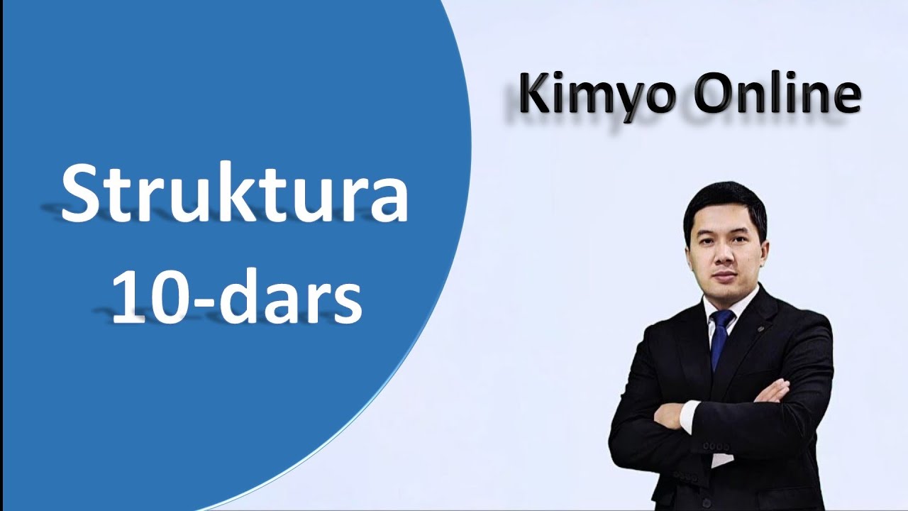 Kimyo online. Struktura formula (10-dars)