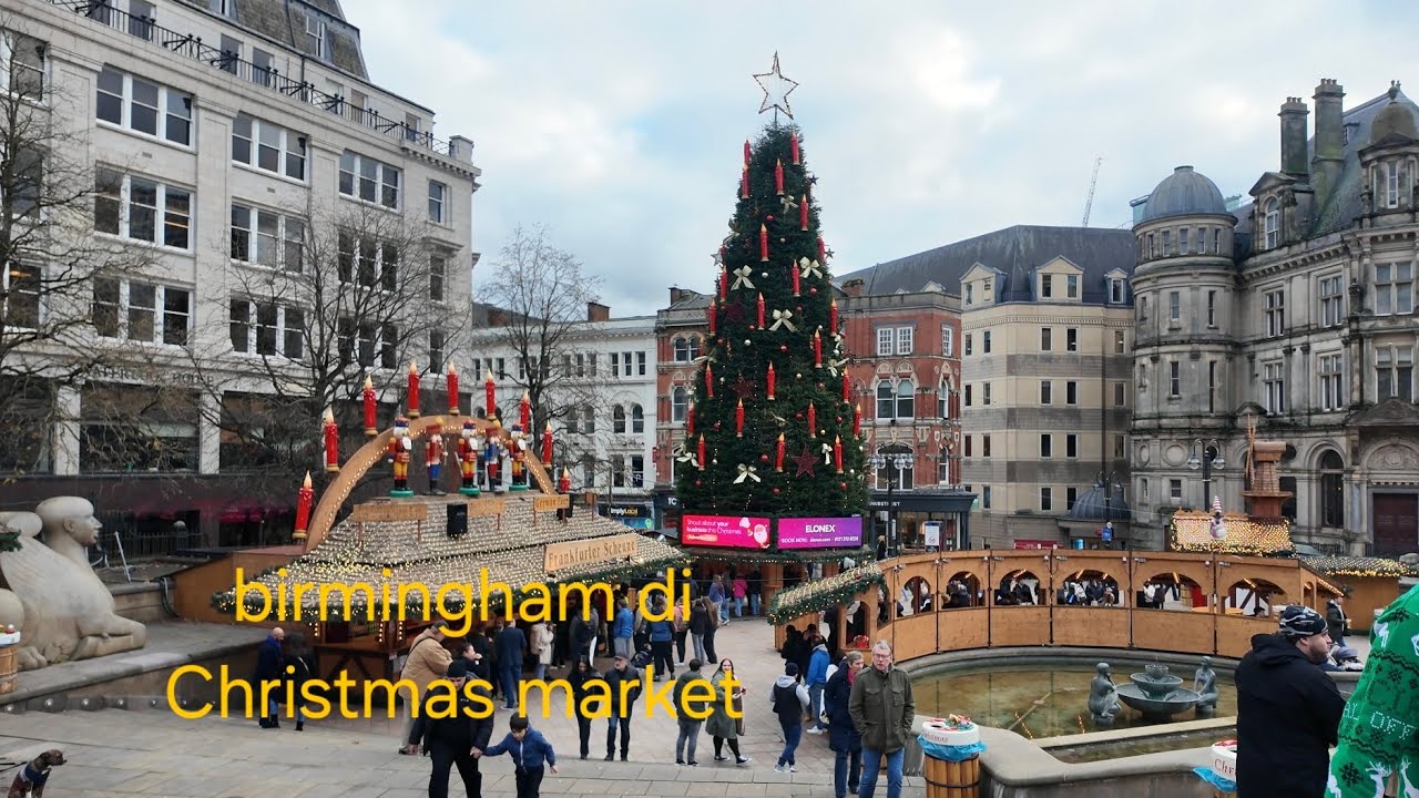 Birmingham di Christmas market 