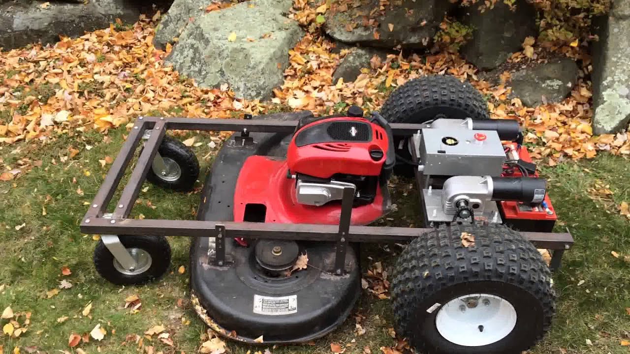 Big Remote Control Lawn Mower with 42