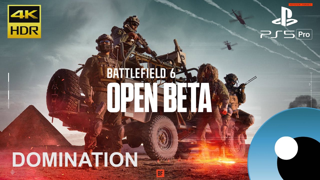 Battlefield 6 &bull; 4K HDR Domination Mode Gameplay &bull; PS5 Pro