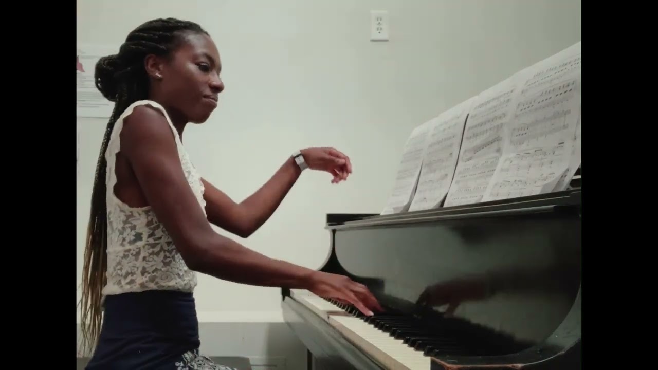 Pianist Tabitha Johnson plays 