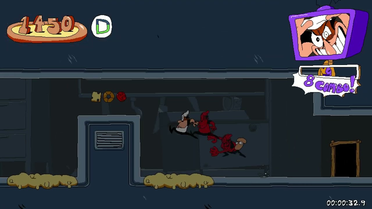 pizza tower floor 5 gameplay in 2026 but no secrets because of skill issue
