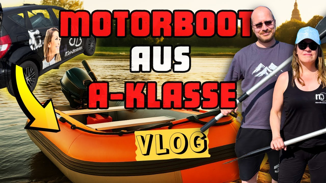 A-Klasse vollgestopft – und plötzlich wird’s ein Motorboot! 😂 Vlog