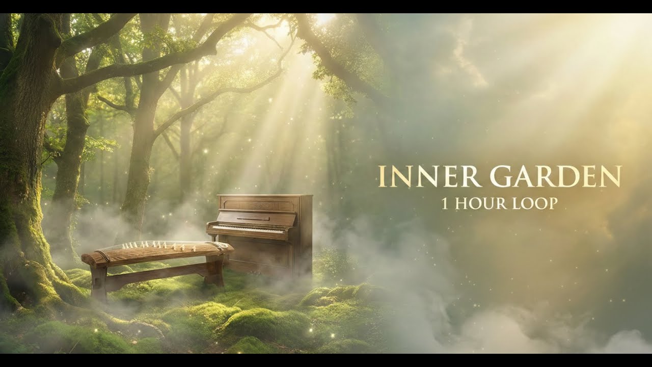Inner Garden - 1 Hour Japanese Piano & Koto Healing Music | Deep Relaxation Loop