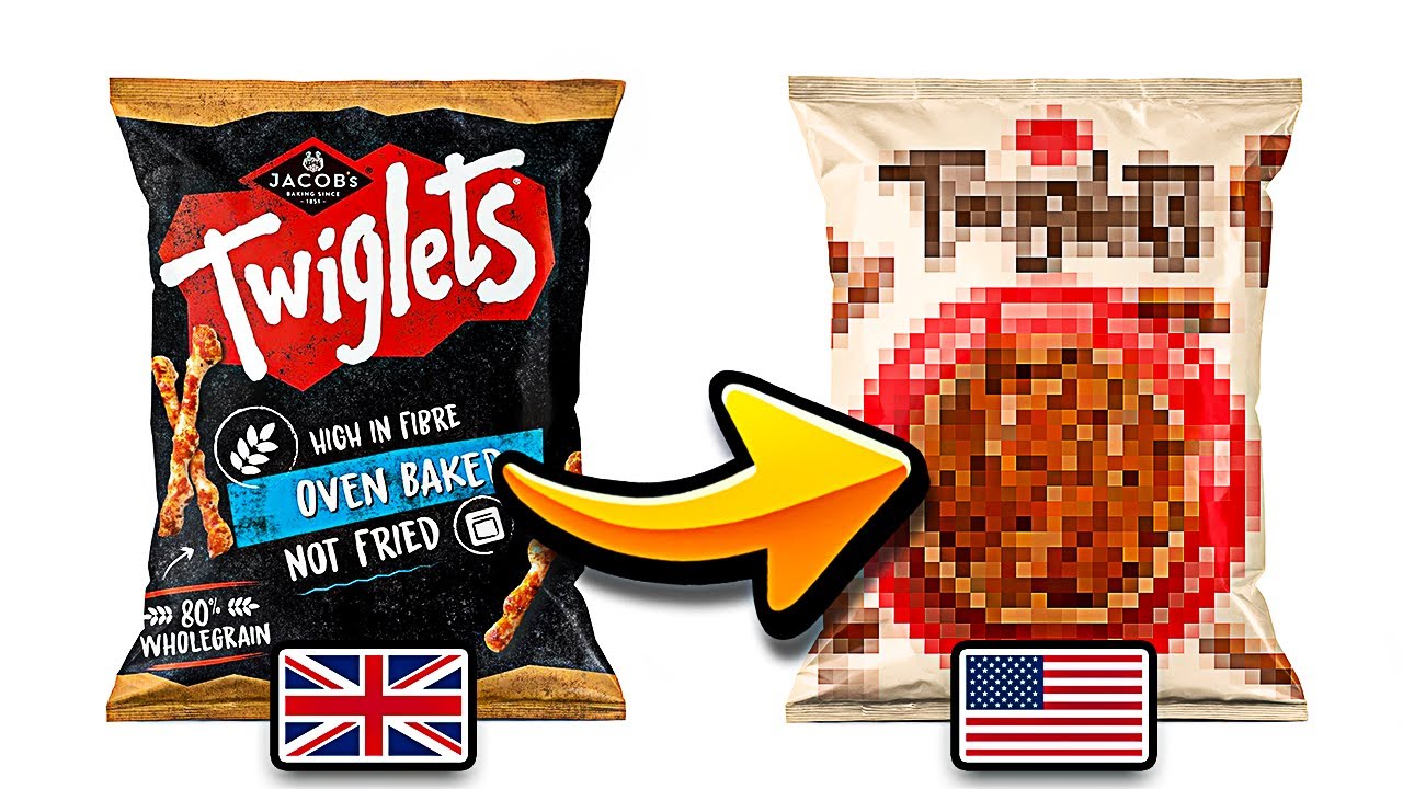 American Redesigns Popular British Snacks