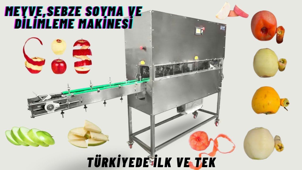 EMS 454 ELMA SOYMA VE DİLİMLEME MAKİNESİ