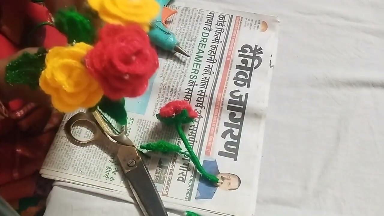 #handmade_woolen_flower#viral #support_my_channel#share#subscribemychannel 