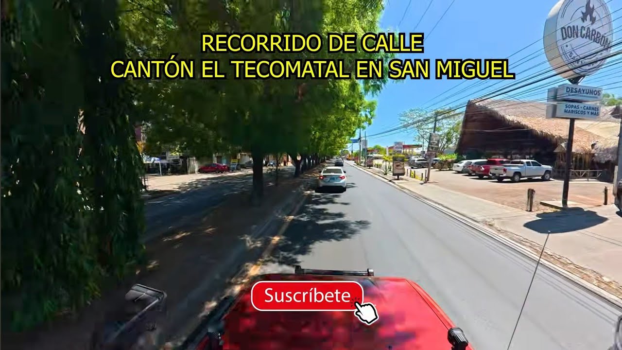 Viajando A Cantón El Tecomatal En San Miguel, EL SALVADOR, Fuímos a Grabarle El Terreno a Suscritor