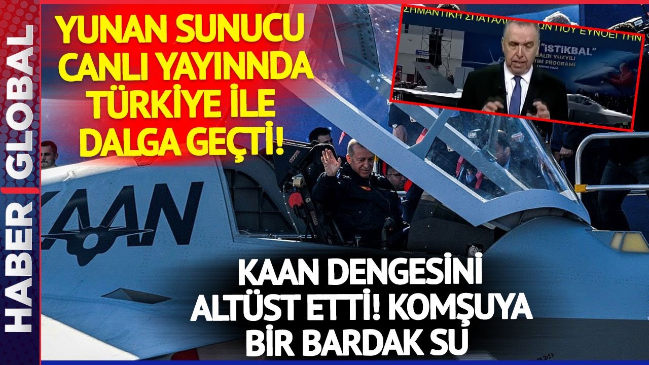 KAAN Yunan Sunucunun Dengesini Şaşırttı! Canlı Yayında Böyle Dalga Geçti