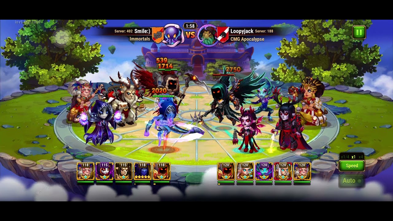 Hero Wars Mobile | Karkh team vs strong twins team