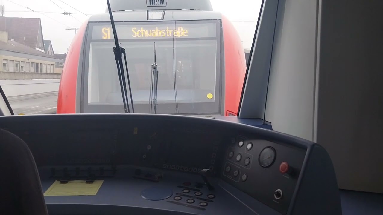 Mitfahrt S-Bahn Stuttgart BR. 430 Von Plochingen Nach Esslingen (Neckar)