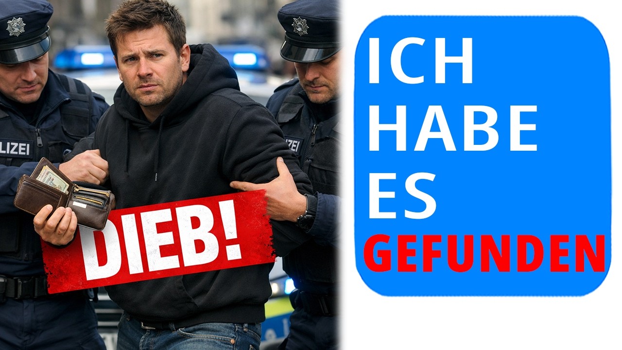 Ich habe ein Geldbeutel gefunden und wurde als Dieb bezeichnet..