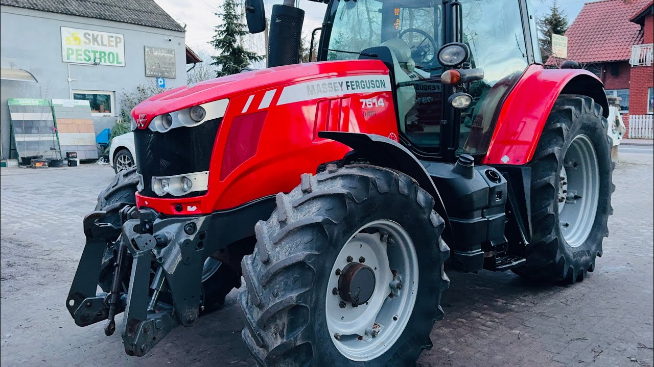 Massey Ferguson 7614 Dyna 4, 6,6l silnik SISU 155 KM, na sprzedaż/for sale/engine sound *PESTROL*
