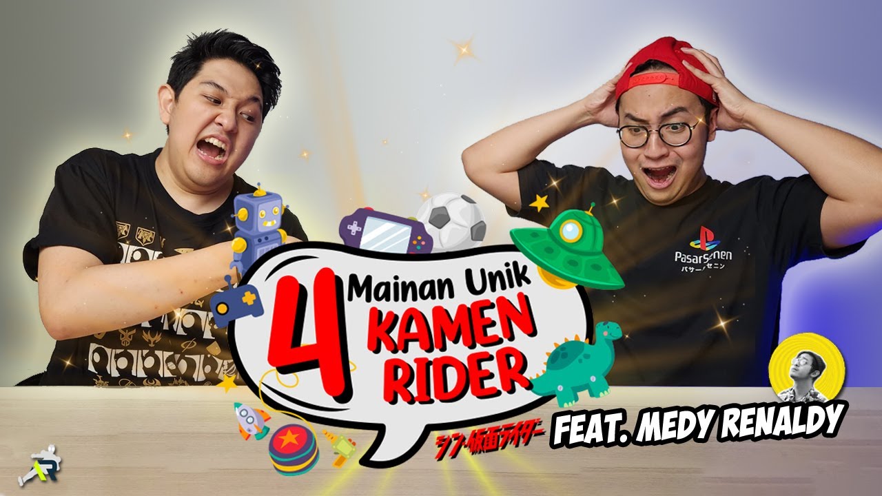 MEDY RENALDY TERKEJUT MELIHAT MAINAN UNIK DARI KAMEN RIDER INI! 🤯😱