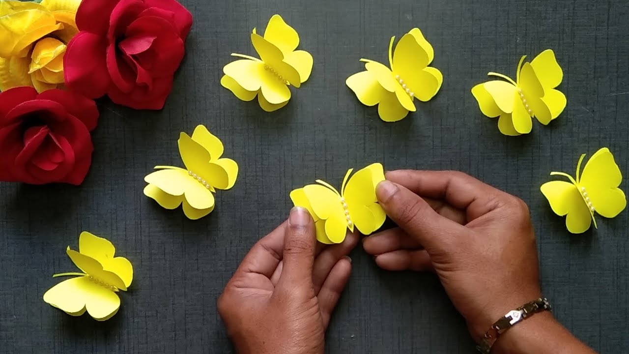 Unique Paper Butterfly Craft Ideas | Butterfly Making With Paper | DIY Craft