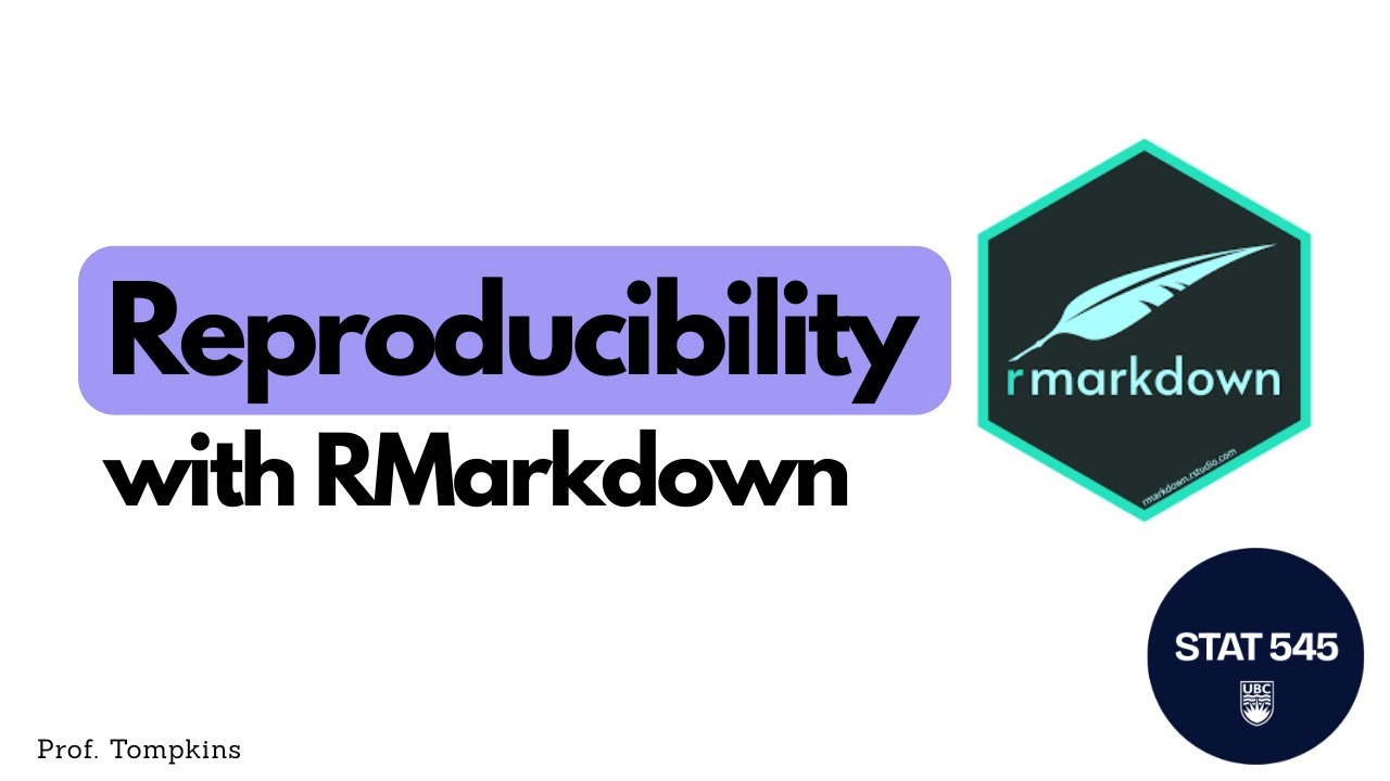 RMarkdown and Reproducibility