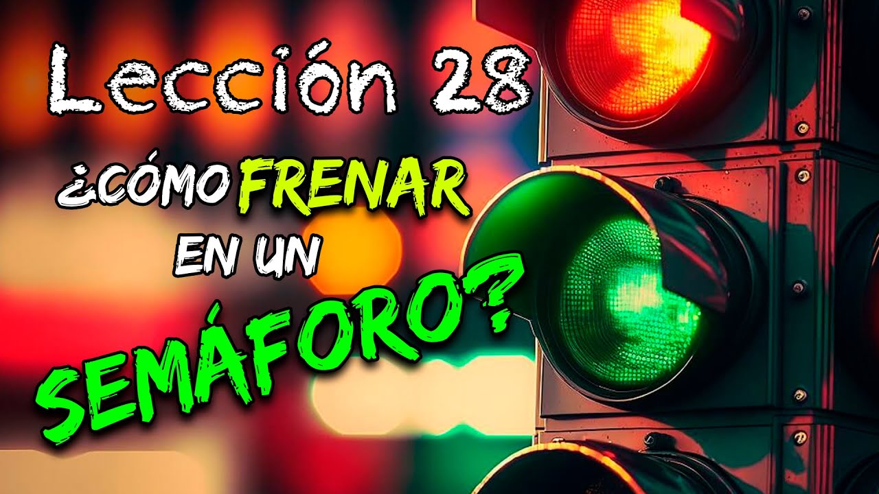 ¿Cómo frenar en un semáforo? TRES métodos | APRENDE A MANEJAR MOTO FÁCIL | LECCIÓN 28