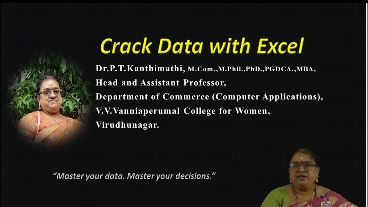 Crack Data with Excel
