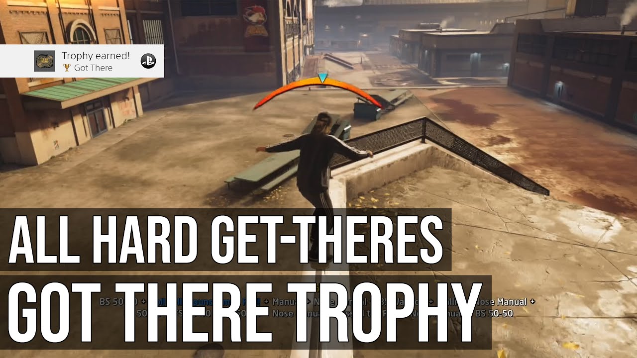 All Hard Get Theres - Got There Trophy (Complete All Hard Get-Theres) - Tony Hawk's Pro Skater 1+2