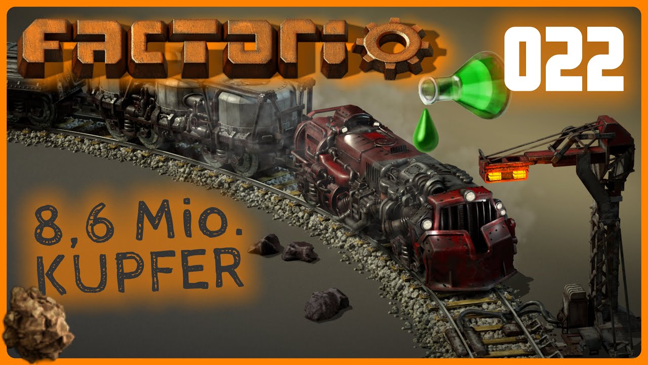 Factorio Neustart deutsch - Hauptbahnhof eingeweiht - FOLGE #022 Anfänger Guide, Step by Step 2023.