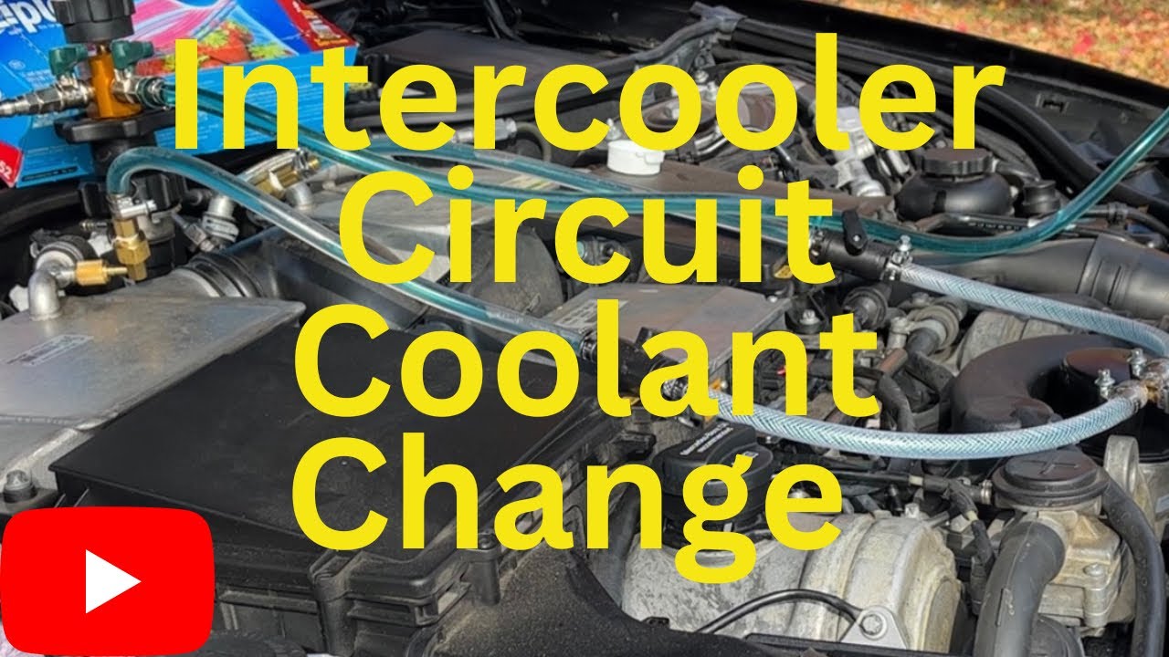 Mercedes S65 AMG Intercooler Circuit Coolant Change and Bleed