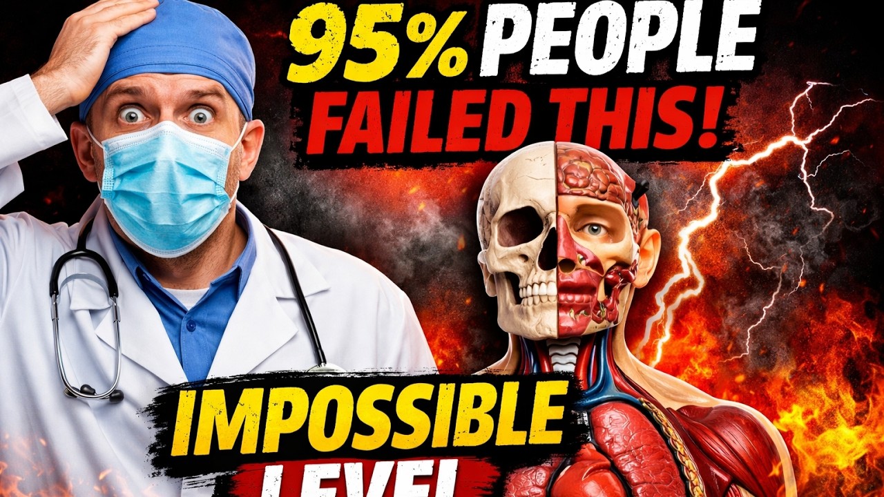 Human Body Quiz – IMPOSSIBLE Level 😱 | 95% People Failed This!